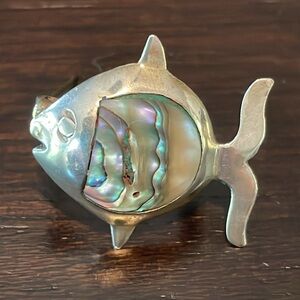 Taxco Mexico 925 Fish Brooch